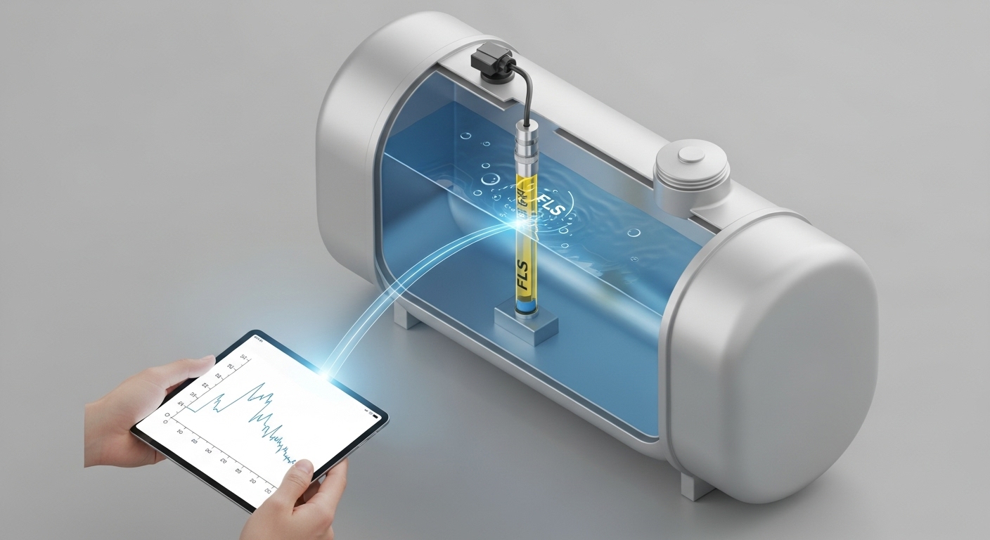 Контроль уровня топлива с помощью датчика