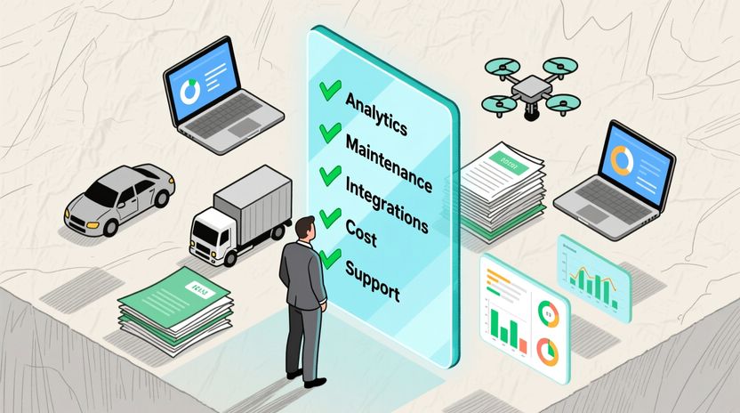 Чек-лист критериев выбора системы управления автопарком