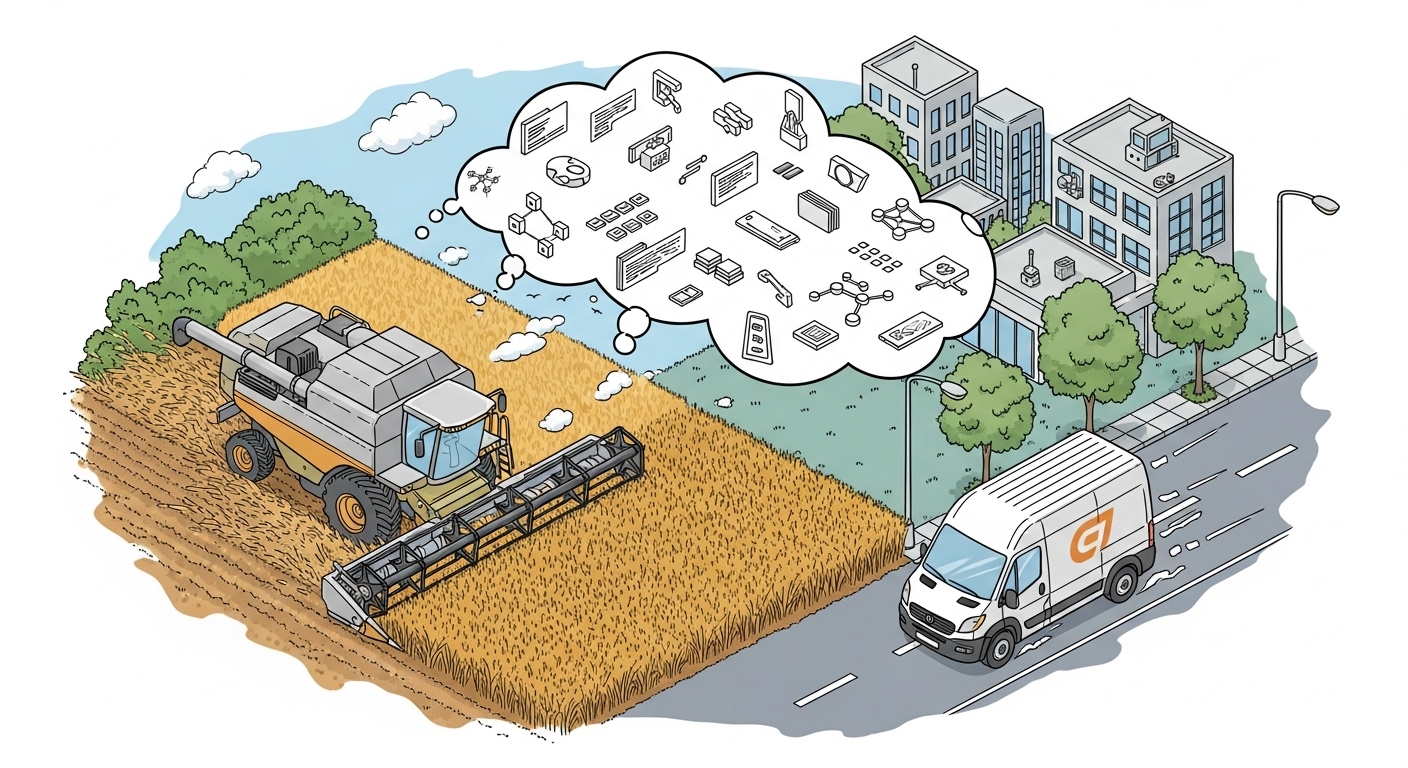 Применение телематики в сельском хозяйстве и логистике