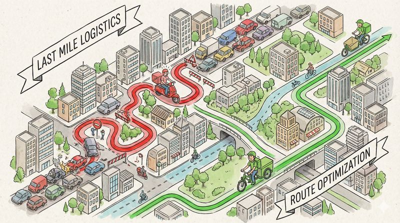 Оптимизация маршрутов доставки на карте