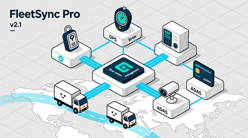 Схема интеграции GPS, тахографа, ERP и других систем