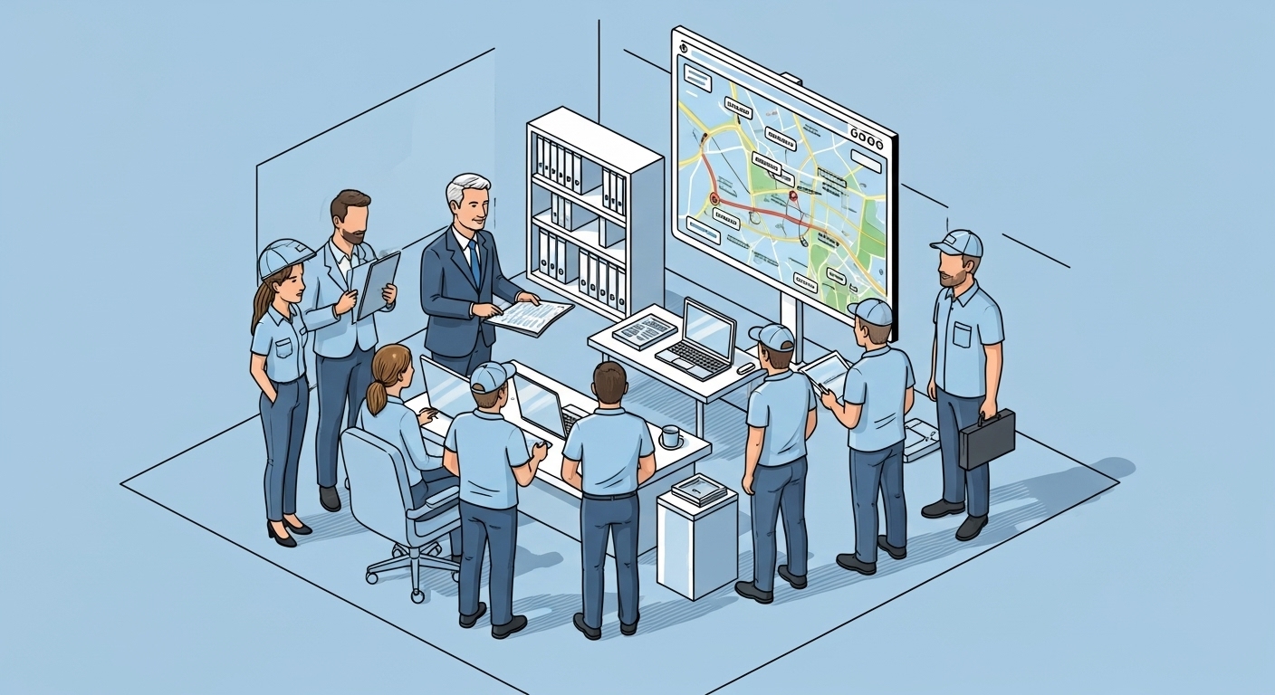 Обучение водителей работе с системой мониторинга