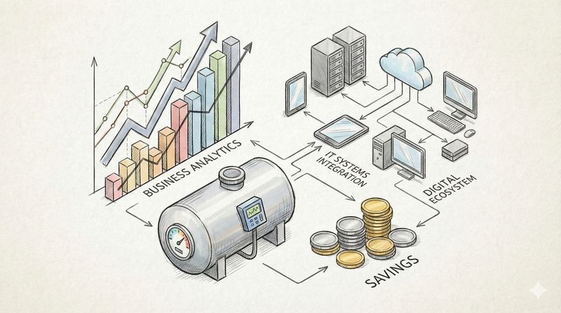 Аналитика и контроль топлива инфографика
