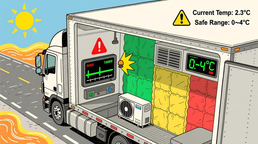 Контроль температуры в рефрижераторе