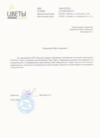 отзыв ИП Лисихина Зарина Айдаровна