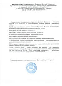 отзыв ИП «Кравченко Д.В.»