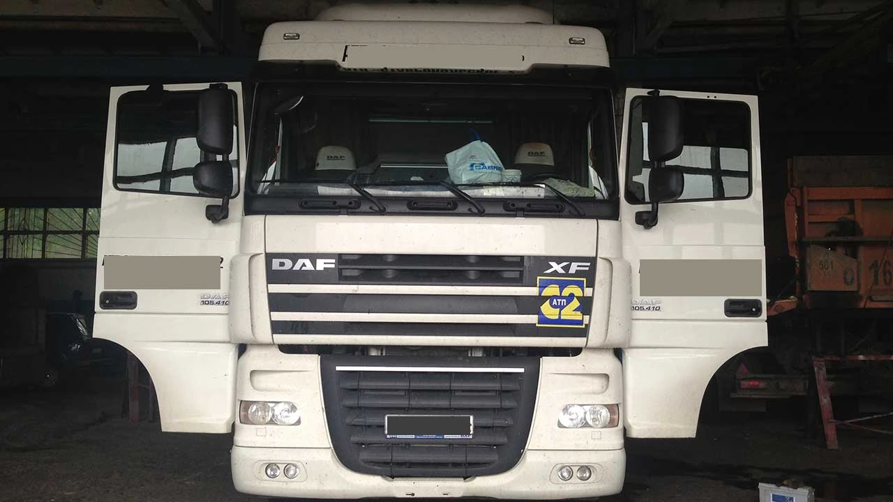 Установка  на Тягач DAF 105.410 2007 г.в.