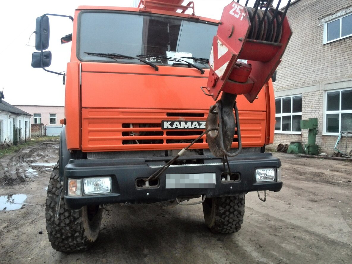 Установка ГЛОНАСС/GPS на Установка ГЛОНАСС/GPS на автокран КАМАЗ